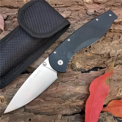 Outdoor Tactical Camping Hunting Survival Pocket Quick Folding Knife G10 EDC Knives Utility Combat Portable Multi Tools