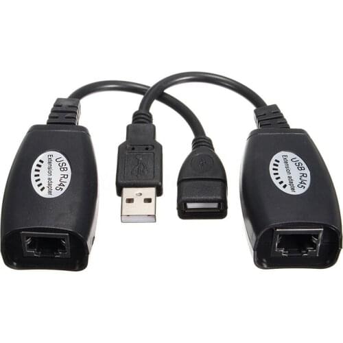 USB 2.0 to CAT5 CAT5e CAT6 RJ45 LAN Modem Extension Adaptor Cable Converter