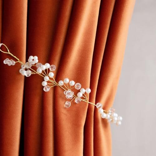 Thicken Orange Velvet Curtains for Living Room Luxury Elegant Window Curtain Bedroom Ready Made Drapes Custom Blinds Home Decor