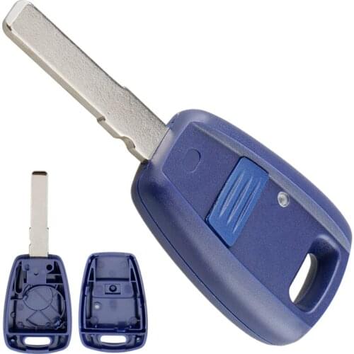 1 Button Auto Durable Car Key Fob Case Shell Replacement Remote Cover with SIP22 Blade Fit for Fiat Punto Doblo Bravo