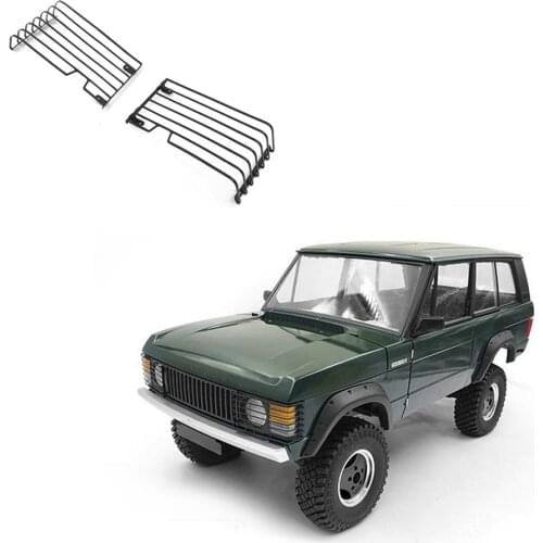 1 pair Metal Front Light Guard Armor for 1/10 Classic Range Rover RC Car Parts Accessories
