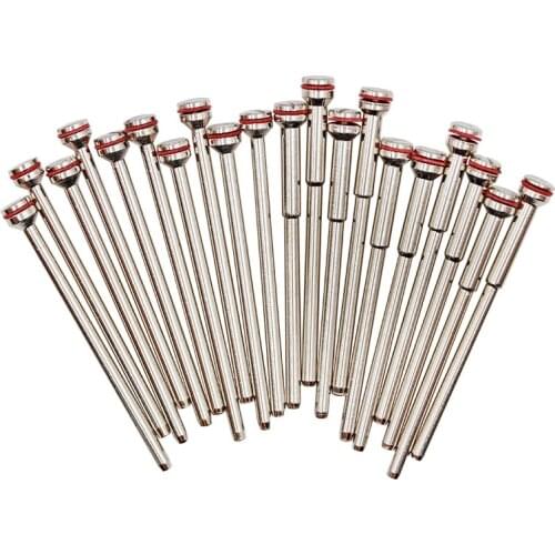10Pcs Dental Holding needle Polished shaft Polishing Shank Mandrel Burs Rotary Tool For Polisher Machine Cutting Dental Material