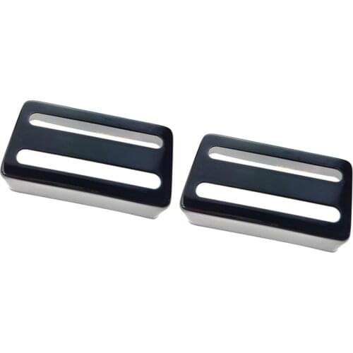2 Pieces IILP-BK Mini Copper Guitar Pickup Cover Mini Cover Guitar Supplies