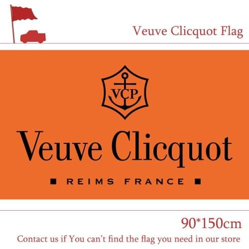 3x5 Feet Veuve Clicquot Flag 90*150cm Printing Banner For Home Decoration