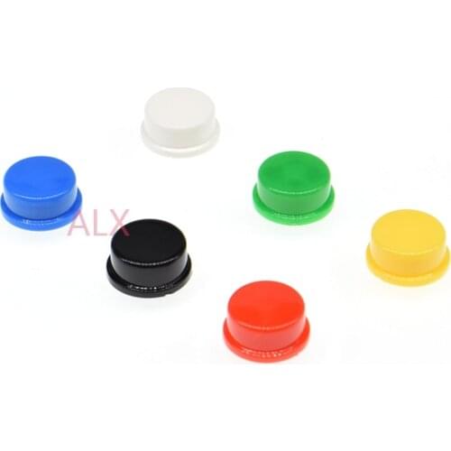 50PCS round Tactile Button caps for B3F-4055 12X12X7.3MM Micro TACT Key SWITCH FOR ARDUINO 12*12*7.3MM 12X12X7.3 SWITCHES