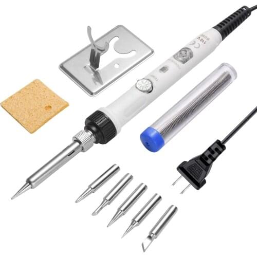 60W Electric soldering iron temperature adjustable 220V 110V Welding Solder iron rework station soldering iron accessories