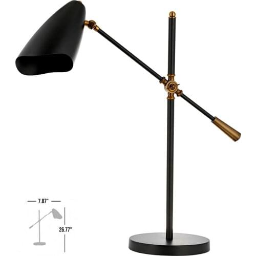 Jaibur Black Desk Lamp