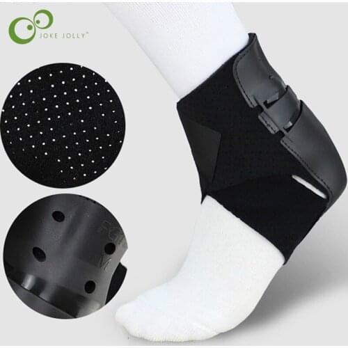 1Pc Ankle Brace Support Sports Adjustable Ankle Straps Foot Stabilizer Orthosis Football Compression Ankle Socks Protector GYH