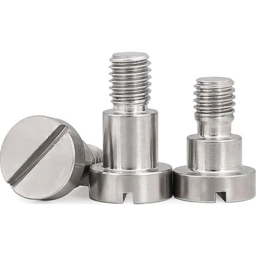 M3 M4 M5 M6 M8 M10 304 Stainless Steel Flat Slotted Plug Shoulder Contour Sholudered Equal Height Screw Limit Bolt