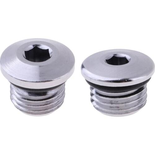 Set Of 2 Scuba Diving Regulator High/ Low Pressure Port Plug Plug Screws
