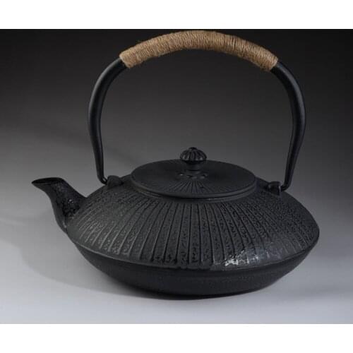 Cast Iron Tea Pot Set Japanese Teapot Tetsubin Kettle 1200ml Kung Fu Infusers Chinese Kung Fu Drinkware Tools Hot Sale Authentic
