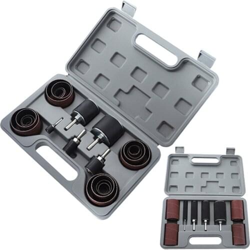 Sandpaper Circle Grinding Wheel Sandpaper Polishing Shank Grinding Accessories with Connecting Rod Electric Grinding Polishing