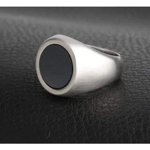 Newest Fashion Matte Mens Vintage Biker Geometic Stainless Steel Finger Rings Jewelry for Men Factory Wholasale Drop Shipping