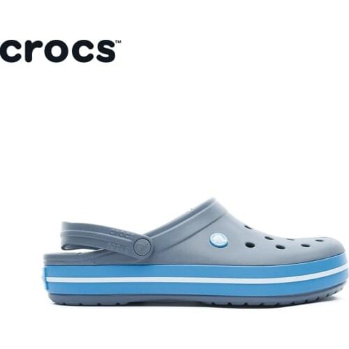 Original Crocs Crocband Unisex Gray Slippers 11016 - 07W