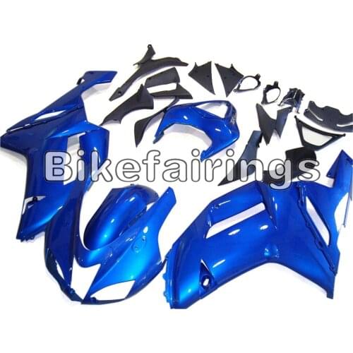 Complete Blue Body Frames Plastic Motorcycle Hulls Fit For ZX-6R 2007 2008 07 08 ZX636R 636 ABS Injection Bodywork Kit