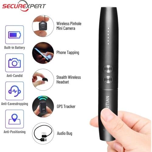 T8 Pen detector Anti gadget Wiretapping bug Detector Bug Gadget Wireless RF Signal Audio GSM Anti GPS Car Tracking Wiretapping