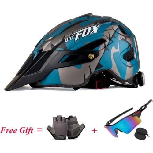 BATFOX Road Bike Helmet Men Intergrally-molde Capacete Ciclismo Ultra-light Mtb Cycling Safety Cap Outdoor Riding Sport Helmet