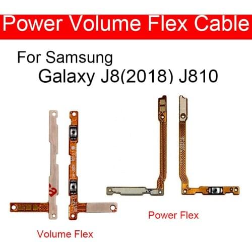 Volume & Power Button Flex Cable For Samsung Galaxy J8 2018 J810 J810F J810G J810DS J810Y Cell Phone Accessory Parts Replacement