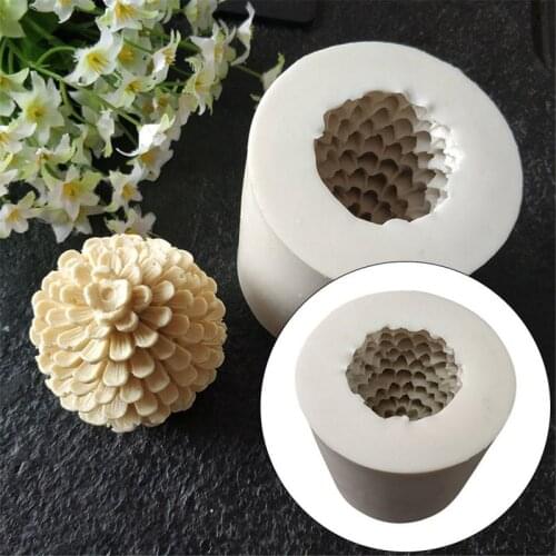Pine Cones Silicone Candle Soap Mould Silicone Molds Candle Making Chocolate Cake Decoration Tool Wholesale