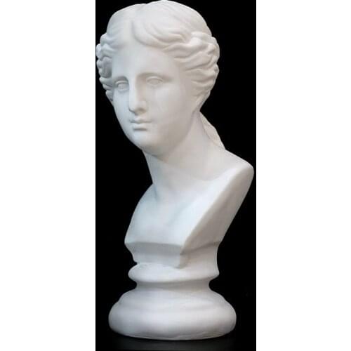 God Venus Head Ornament Venus Sculpture Study Living Room TV Cabinet Home Furnishing Art Drawing Sketch Figurine Resin Statue