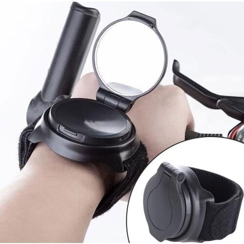 1Pcs Bicycle Rearview Mirror 360 Degree Rotate MTB Outdoor Strap Arm Wrist Accessories View Bicycle Rear Rearview Bike Q1D9