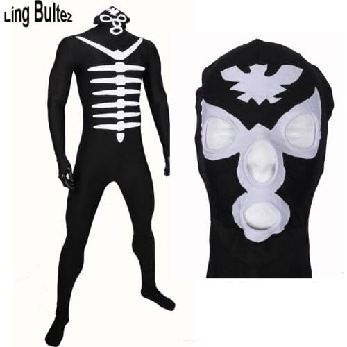 Ling Bultez High Quality Custom Made SHOCKER COMBATMA Costume Black Spandex Suit