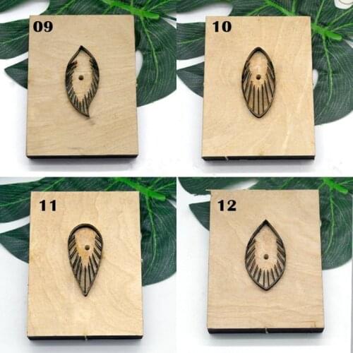 Japan Steel Blade Teardrop Leather Cutting Die Leaf Rule Metal Die Cutter Leaves Leather Cut Mold Crafts Kraft Punch Tool