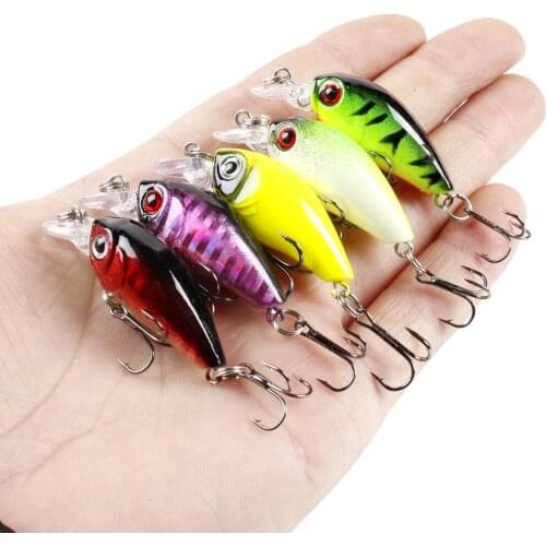1Pcs Rotating Metal VIB vibration Bait Spinner Spoon Fishing Lures 4.5mm 3.8g Jigs Trout Winter Fishing Hard Baits Tackle Pesca
