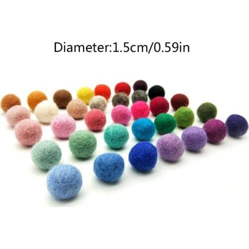 10Pcs/Set Colorful Mini Fluffy Pompoms Small Soft Poms For DIY Handmade Sewing Clothes Supplies Decoration Crafts