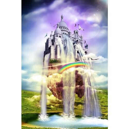 1000 pieces The wooden puzzles rainbow jigsaw puzzle white card adult childrens educational toys