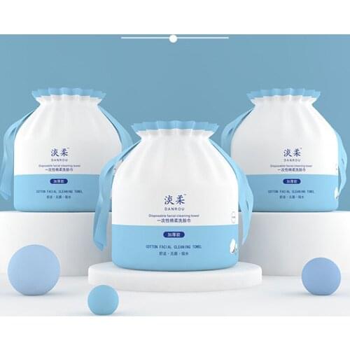 150/180g Disposable Cotton Face Cloths Towel Soft Washcloth Skin Care Product Makeup Cleaning Wash Cloth Roll Paper Tissue