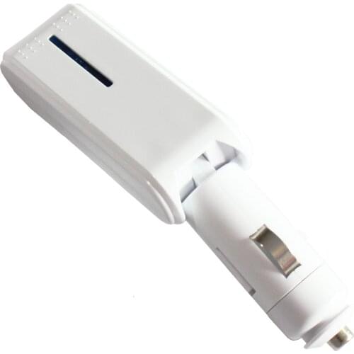 Car Air Purifeir 12v Anion Generator Negative Ions Generator Density 1.2 million-White Color