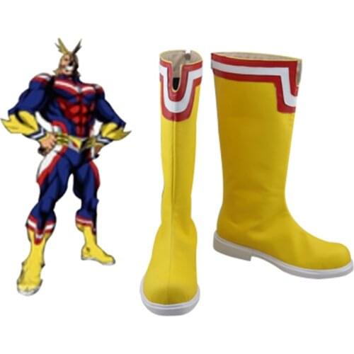 Anime Boku no Hero Academia Boots All Might Cosplay My Hero Academia Shoes Custom Made