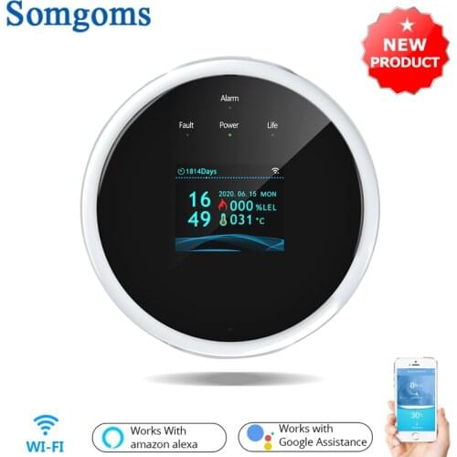 Tuya WiFi GAS LPG Leak Sensor alarm Fire Security detector APP Control Safety smart home Leakage sensor support smart life app