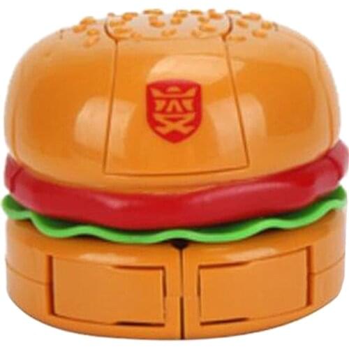 Kids Transforming Toy Robot Hamburger Figure Kids Birthday Christmas Gift, Party
