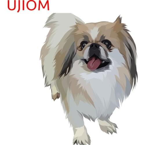 UJIOM Wall Stickers Pekingese Power Wallpaper Decoration Bedroom Waterproof Sticker Accessories Room Home Decor Art PVC Decals