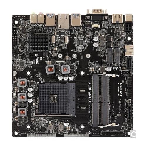 Nieuwe A320 AM4 MINI-ITX Itx Htpc Moederbord Voor Asrock A320TM-ITX Desktop Board USB3.1 M.2 DDR4