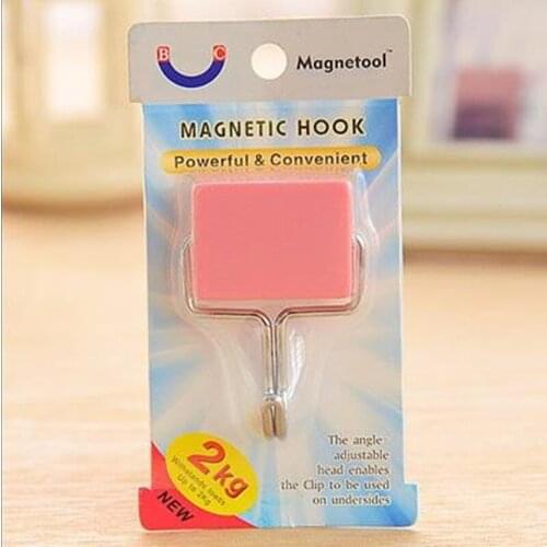 Strong magnetic pupil desk powerful magnet magnetic suction hook dorm fridge magnet for magnetic stick hook iron gate