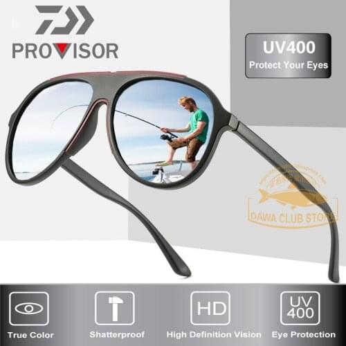 Daiwa Mens Outdoor Fishing Polarized Sunglasses 2020 Bicycling Sunglasses in Summer Fashion Big Frame Mountaineering Glasses