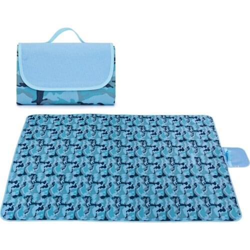 Outdoor Waterproof Foldable Outdoor Camping Mat Widen Picnic Mat Plaid Beach Blanket Sleeping