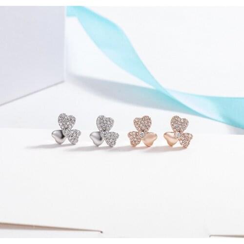 14K Rose Gold Bizuteria 1 Carat Diamond Clip Earring for Women Gemstone Oorbellen Bijoux Femme Garnet Earrings Party Jewelry