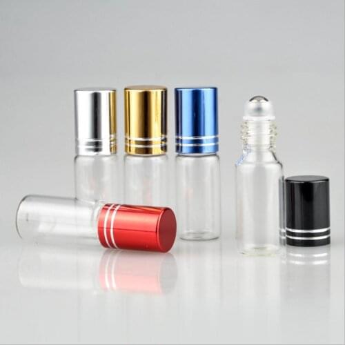 1pcs 5ml Portable Colorful Glass Refillable Perfume Bottle with Atomizer Empty Cosmetic Containers with Sprayer for Travel T0309