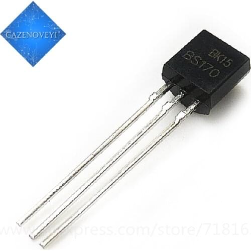 10pcs/lot BS170 TO-92 In Stock