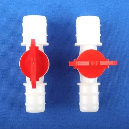 50~1pcs 16~25mm POM Reducing Soft Pipe Ball Valve Aquarium Fish Tank Air Pump Water Hose Switch
