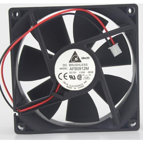 AFB0912M 12V 0.20A 9CM cm 9025 3-line silent chassis power supply cooling fan