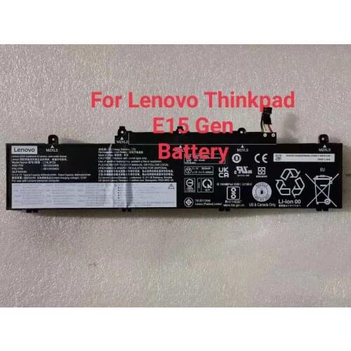 New 11.1V 45WH L19L3PD5 SB10X02608 5B10X02603 laptop battery for LenovoThinkPad E14 Gen 2, Thinkpad E15 Gen 2 Notebook