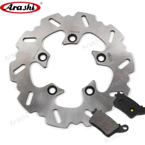 ARASHI CNC Rear Brake Disc Rotor Brake Pad Motorcycle Disk For SUZUKI GSX R GSX-R 600 GSXR600 GSXR750 2011 2012 2013 2014 2015