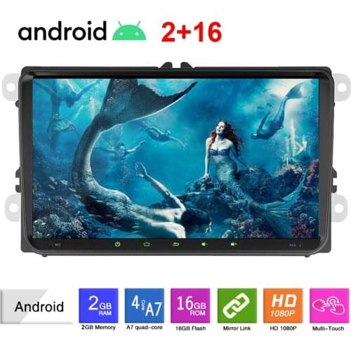 9" 2din Android 10.1 Car Radio for VW Volkswagen Passat MK5 MK6 Tiguan Jetta Touran GOLF Polo Car Autoradio GPS Video Player