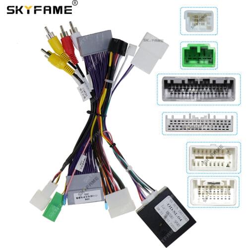 SKYFAME Car Wiring Cable Adapter Canbus For MITSUBISHI PAJERO 2020+ Power Wiring Harness with canbus box