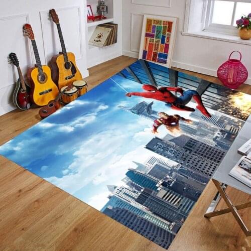 Marvel Childrens Welcome Mat Baby Play Mat Printed Bathroom Kitchen Carpet Living Room Door Mat Childrens Carpet Climbing Clim